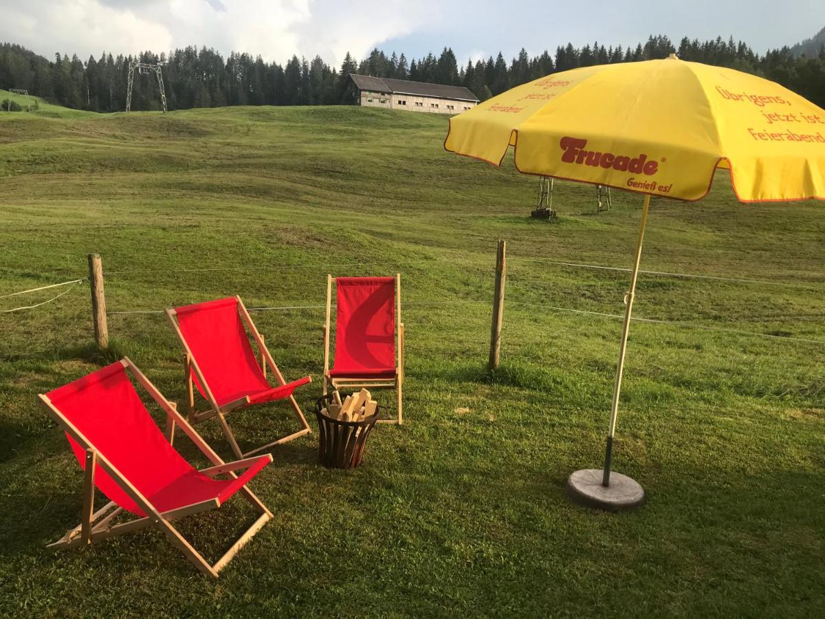 Ferienwohnung Morgentau Am Rande Der Wildnis Sibratsgfall Exterior photo